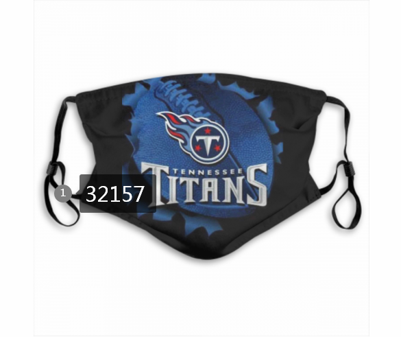 NFL 2020 Tennessee Titans #12 Dust mask with filter